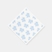 Serviette En Papier Ballet bleu Anniversaire Pointe Chaussures (Coin)