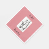 Serviette En Papier Ballet rose Papier d'anniversaire serviettes (Coin)