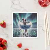 Serviette En Papier Ballet sur glace Aurora (En situation)