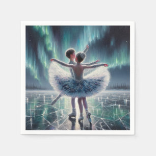 Serviette En Papier Ballet sur glace Aurora
