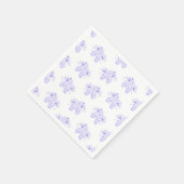 Serviette En Papier Ballet violet Anniversaire Pointe Chaussures (Coin)