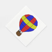 Serviette En Papier Ballon à air chaud (Coin)