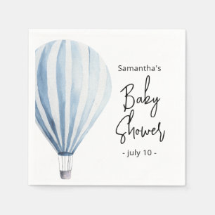 Serviette En Papier Ballon à air chaud - baby shower