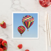 Serviette En Papier Ballons à air chaud (En situation)