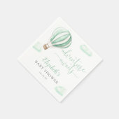 Serviette En Papier Ballons à air chaud doux Baby shower neutre genre (Coin)