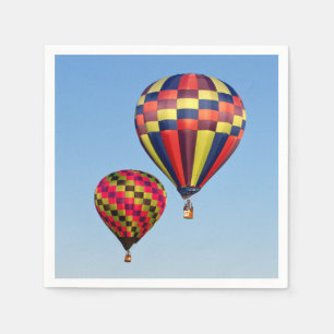 Serviette En Papier Ballons à air chauds