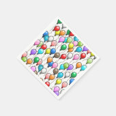 Serviette En Papier Ballons d'anniversaire (Coin)