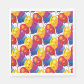 Serviette En Papier Ballons d'anniversaire Papier serviettes (Devant)