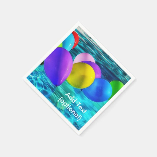 Serviette En Papier Ballons dans Piscine Papier de Piscine serviettes (Coin)