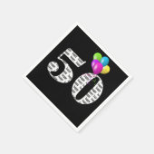 Serviette En Papier Ballons de fête du 50e anniversaire (Coin)
