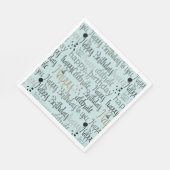 Serviette En Papier Ballons de fête joyeux Fun Mint (Coin)