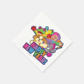 Serviette En Papier Ballons du Nouvel An (Coin)