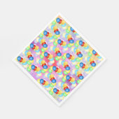 Serviette En Papier Ballons Festifs Lumineux (Coin)