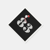 Serviette En Papier ballons pour la fête du 83e anniversaire (Coin)