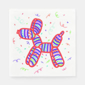Serviette En Papier Balloon Dogs Party (Devant)