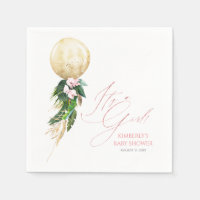 Balloon d'or Baby shower de jardin tropical verdoy