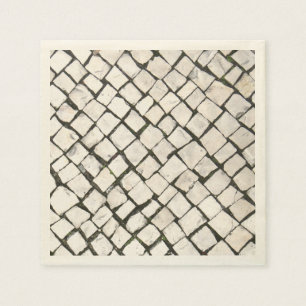 Serviette En Papier Balnéaire portugais / Calçada Portuguesa