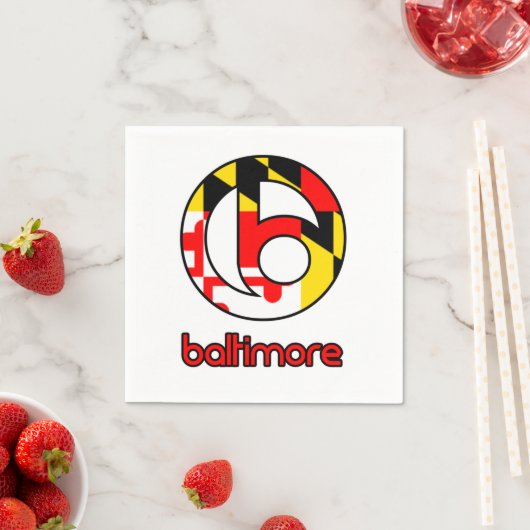 Serviette En Papier Baltimore (En situation)