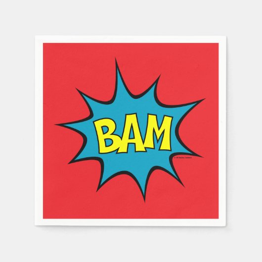 Serviette En Papier Bam ! (Devant)