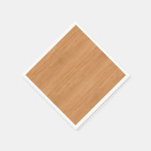 Serviette En Papier Bambou naturel apparence du grain de bois (Coin)