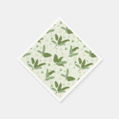 Serviette En Papier Banana Leaf With Triangles (Coin)