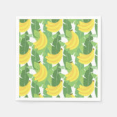 Serviette En Papier Banana Leaves et Fruit Pattern (Devant)