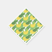 Serviette En Papier Banana Leaves et Fruit Pattern (Coin)