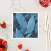 Serviette En Papier Bananarama Feuilles hawaïens de bananes (En situation)