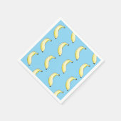 Serviette En Papier banane aquarelle (Coin)