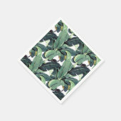 Serviette En Papier Banane Feuille Palm Tree Papier Tropical Napkins (Coin)