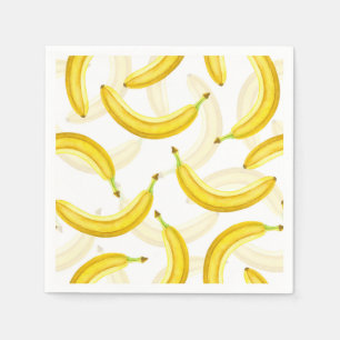 Serviette En Papier Bananes