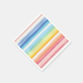 Serviette En Papier Bande arc-en-ciel (Coin)