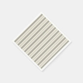 Serviette En Papier Bande de bonbons beige (Coin)