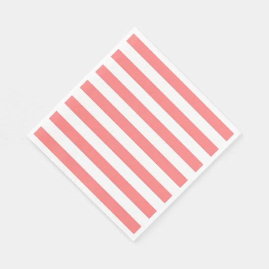 Serviette En Papier Bande de corail (Coin)