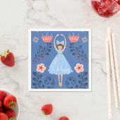 Serviette En Papier Bande de Noisette Photo Noël (En situation)