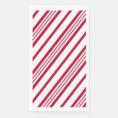 Serviette En Papier Bande de sucre de canne de Noël (Devant)