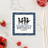 Serviette En Papier Bande extraterrestre, Anniversaire (En situation)