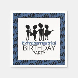Serviette En Papier Bande extraterrestre, Anniversaire
