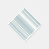 Serviette En Papier Bandes bleu glace (Coin)
