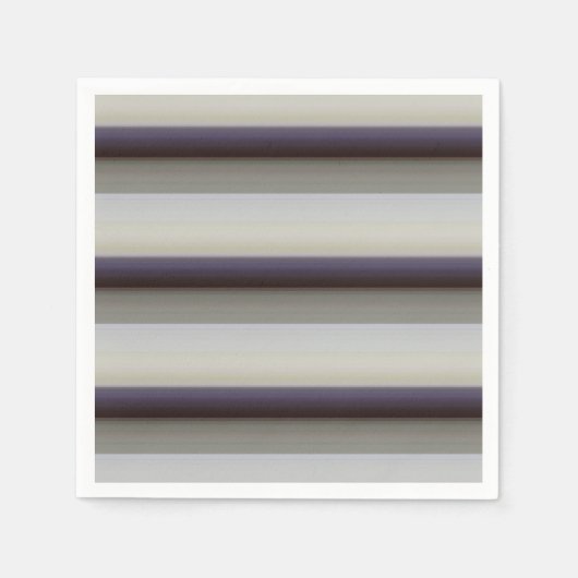 Serviette En Papier Bandes bleu gris vintage (Devant)