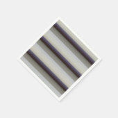 Serviette En Papier Bandes bleu gris vintage (Coin)