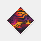 Serviette En Papier Bandes colorées (Coin)