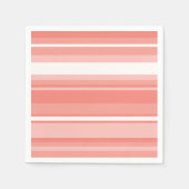 Serviette En Papier Bandes coralliennes (Devant)