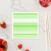 Serviette En Papier Bandes de chaux (En situation)