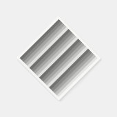 Serviette En Papier Bandes d'ombre grises (Coin)