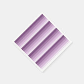 Serviette En Papier Bandes d'ombre prune violette (Coin)