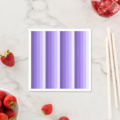 Serviette En Papier Bandes d'ombre violette (En situation)