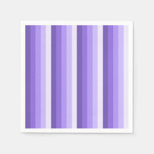 Serviette En Papier Bandes d'ombre violette