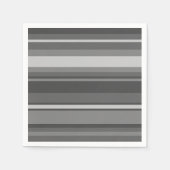 Serviette En Papier Bandes grises (Devant)