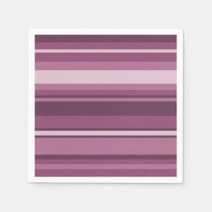 Serviette En Papier Bandes mauves